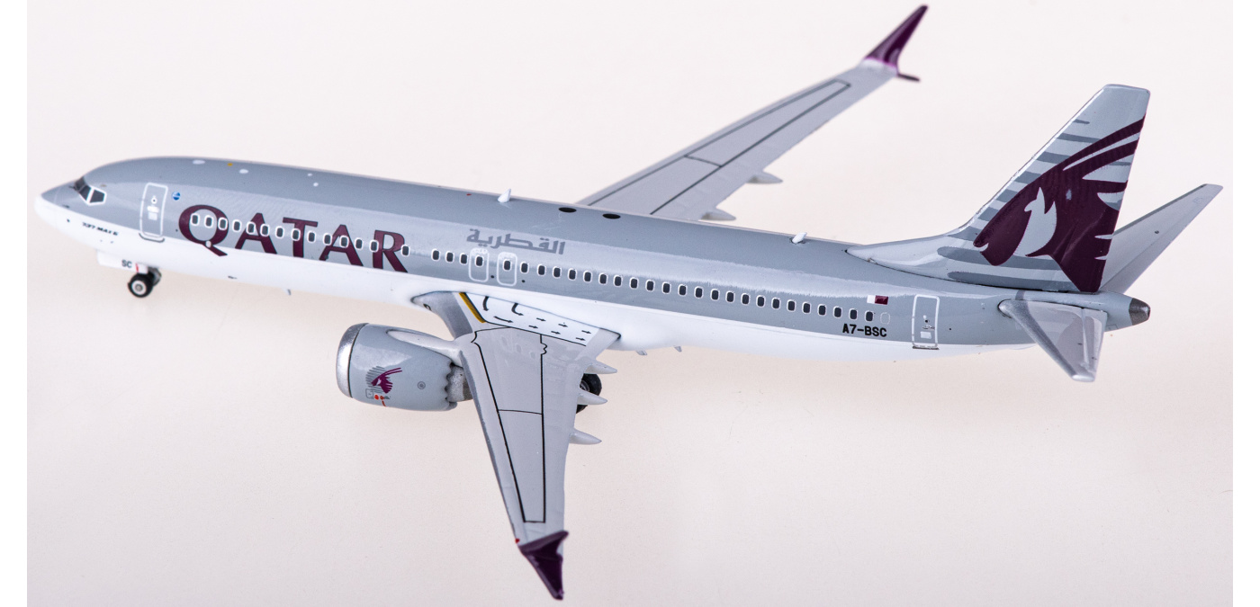 カタール航空 737MAX8 A7-BSC 1/400 NG Models Qatar Airways 737 MAX 8 A7-BSC 88013 1:400