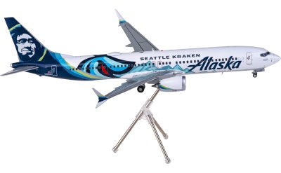 Geminijets 1:200 Alaska Airlines 阿拉斯加航空 Boeing 737 MAX 9 N915AK