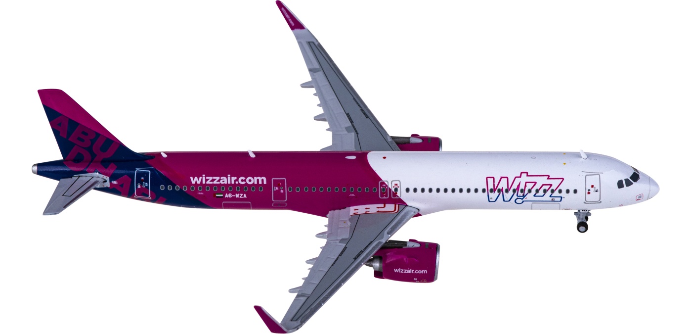 LH4196 Wizz Air 维兹航空Airbus A321neo A6-WZA JC Wings 1:400 -飞机 