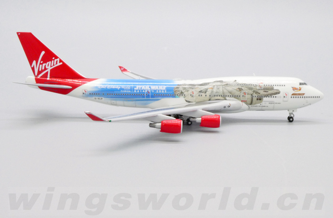 EW5744001 Virgin Atlantic 维珍航空Boeing 747-400 G-VLIP JC