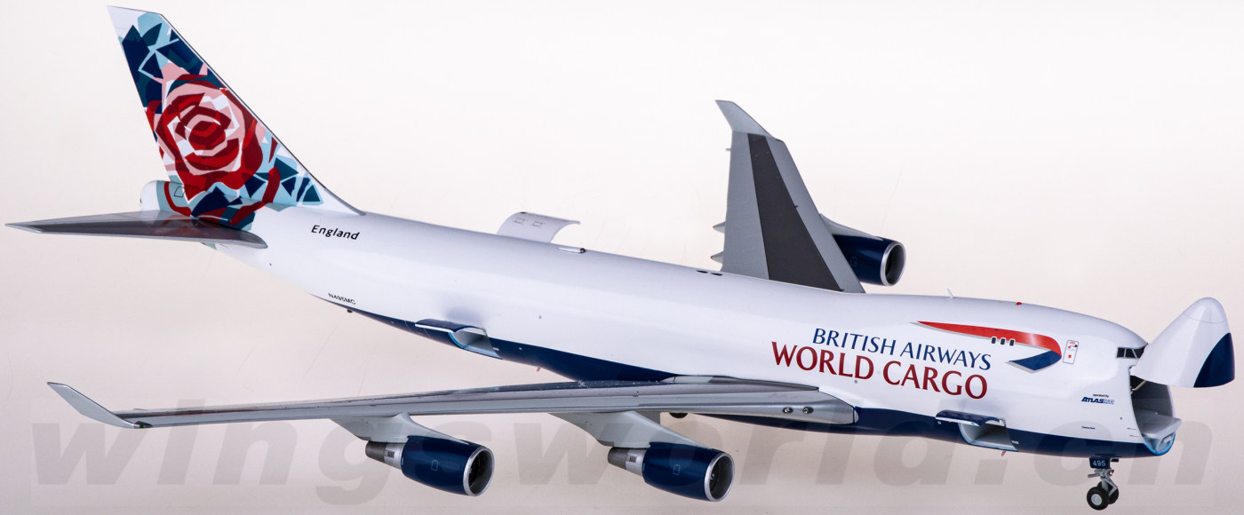 ブリティッシュエアウェイズカーゴ 747-400F N495MC 1/200 JC Wings SA2008C Boeing 747-400F British Airways Cargo 
