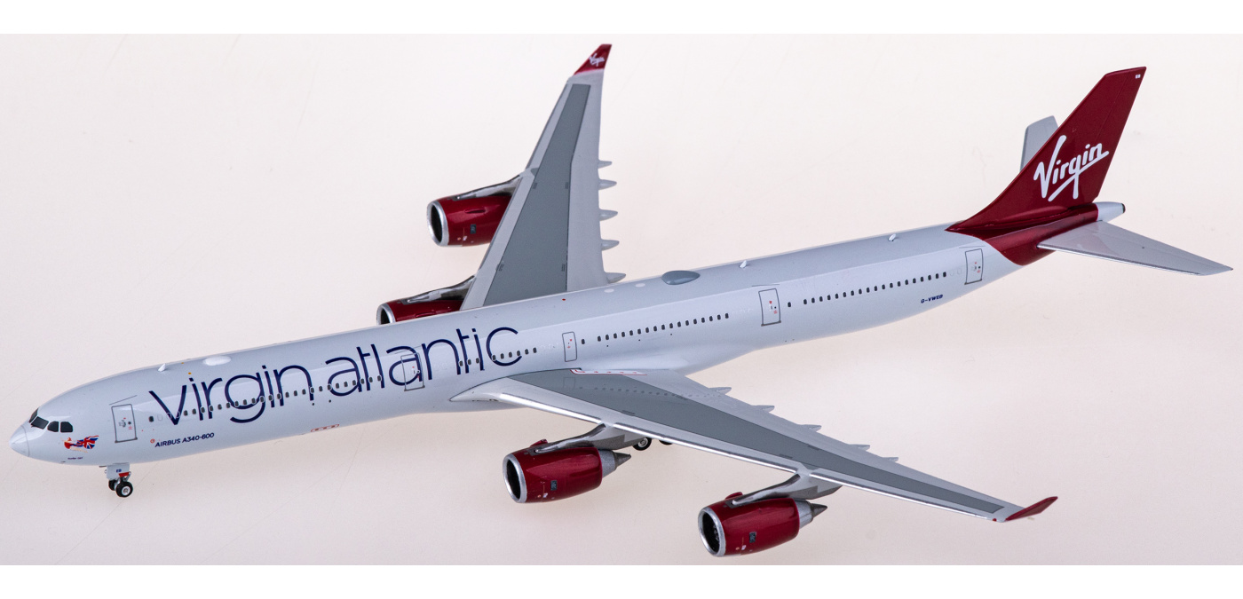 美品‼️Virgin Atlantic B747-400 & A340-600 PH04553 Virgin Atlantic 维珍航空Airbus A340-600 G-VWEB