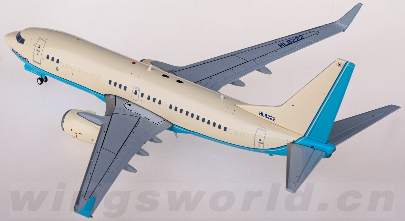 JC Wings 1:200 Korean Air Boeing B737-700(BBJ) Diecast