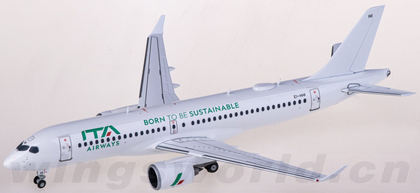ミニカー　1/200 A220-300 ITAエアウェイズ “Born to be Sustainable” EI-HHI [HE572705] HERPA ITA A220-300 1/200 BORN TO BE SUSTAINABLE (**)