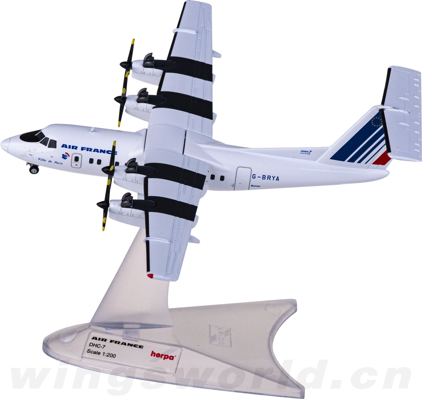572644 Air France 法国航空De Havilland Canada DHC-7 G-BRYA