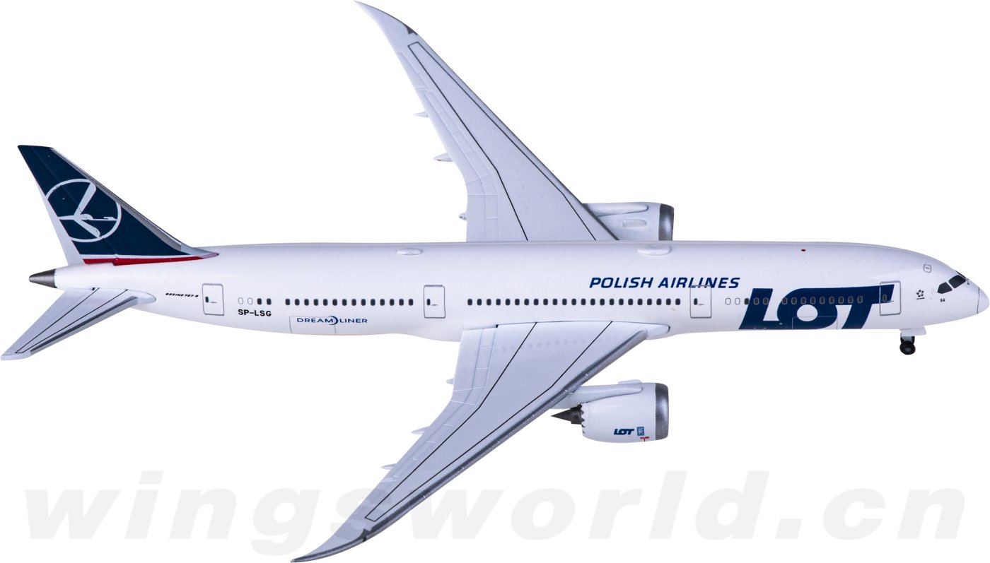 536646 LOT 波兰航空Boeing 787-9 Dreamliner SP-LSG Herpa 1