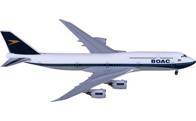 NGmodels 1:400 BOAC 英国海外航空 Boeing 747-8i G-BOAC