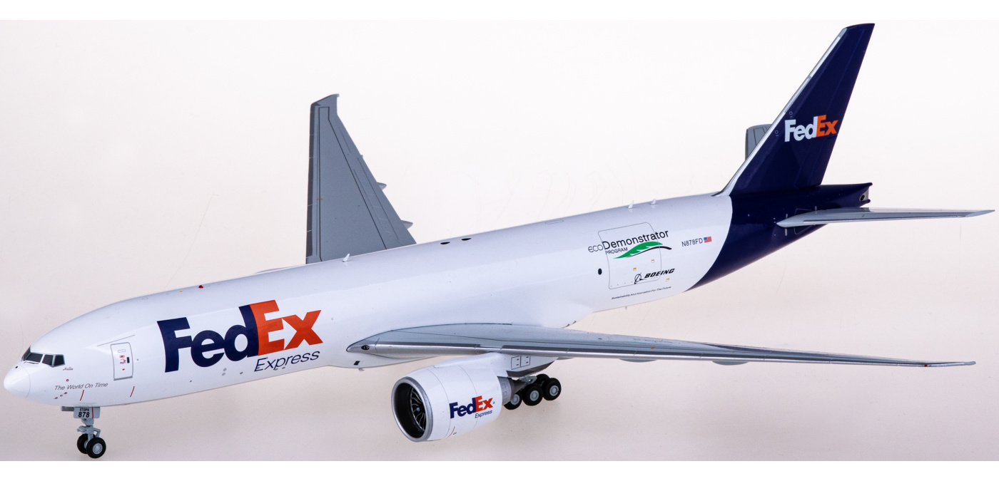 XX20047 FedEx 联邦快递Boeing 777F N878FD 货机JC Wings 1:200