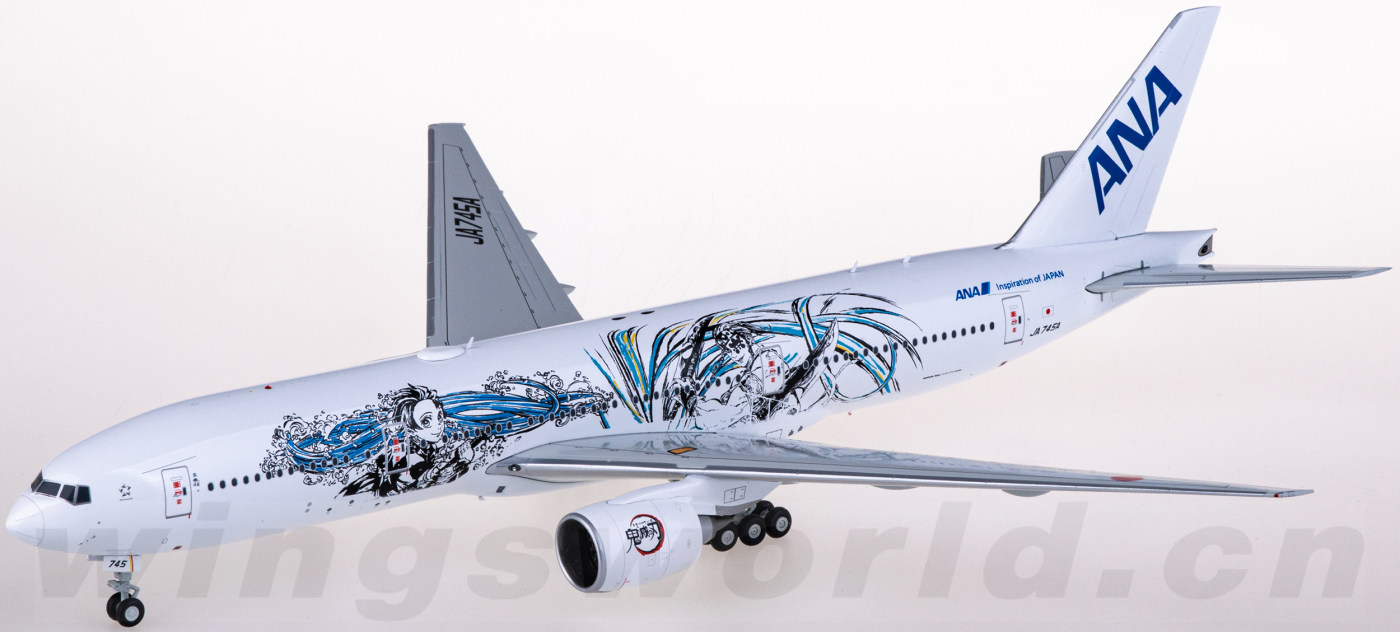 SA2027 ANA 全日空Boeing 777-200ER JA745A JC Wings 1:200 -飞机模型世界