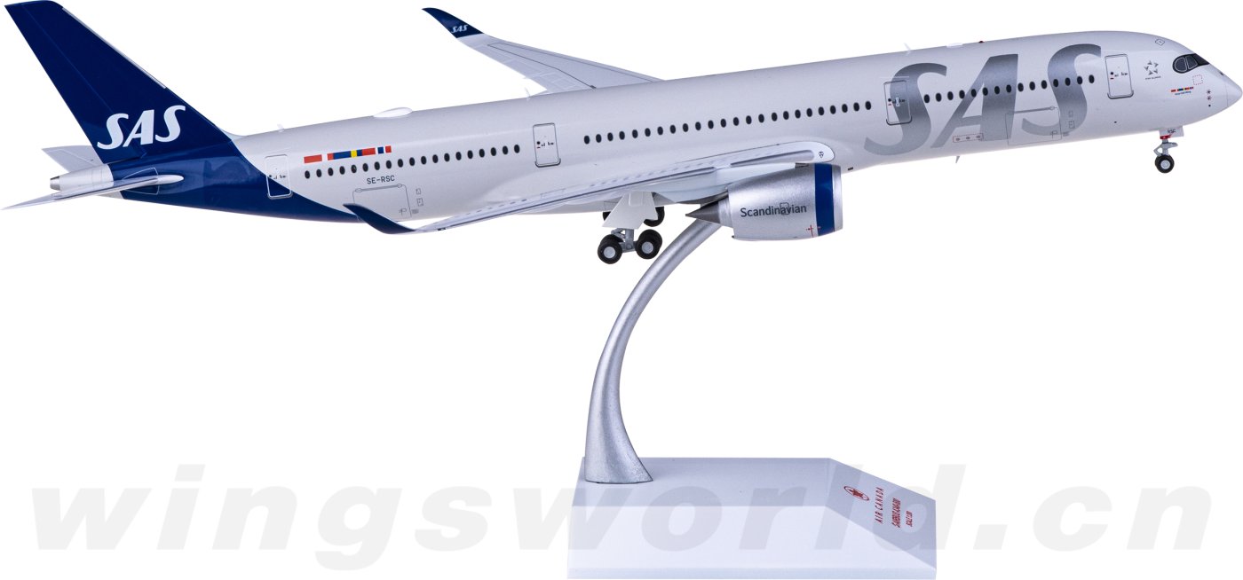 XX2420 SAS 北欧航空Airbus A350-900XWB SE-RSC JC Wings 1:200