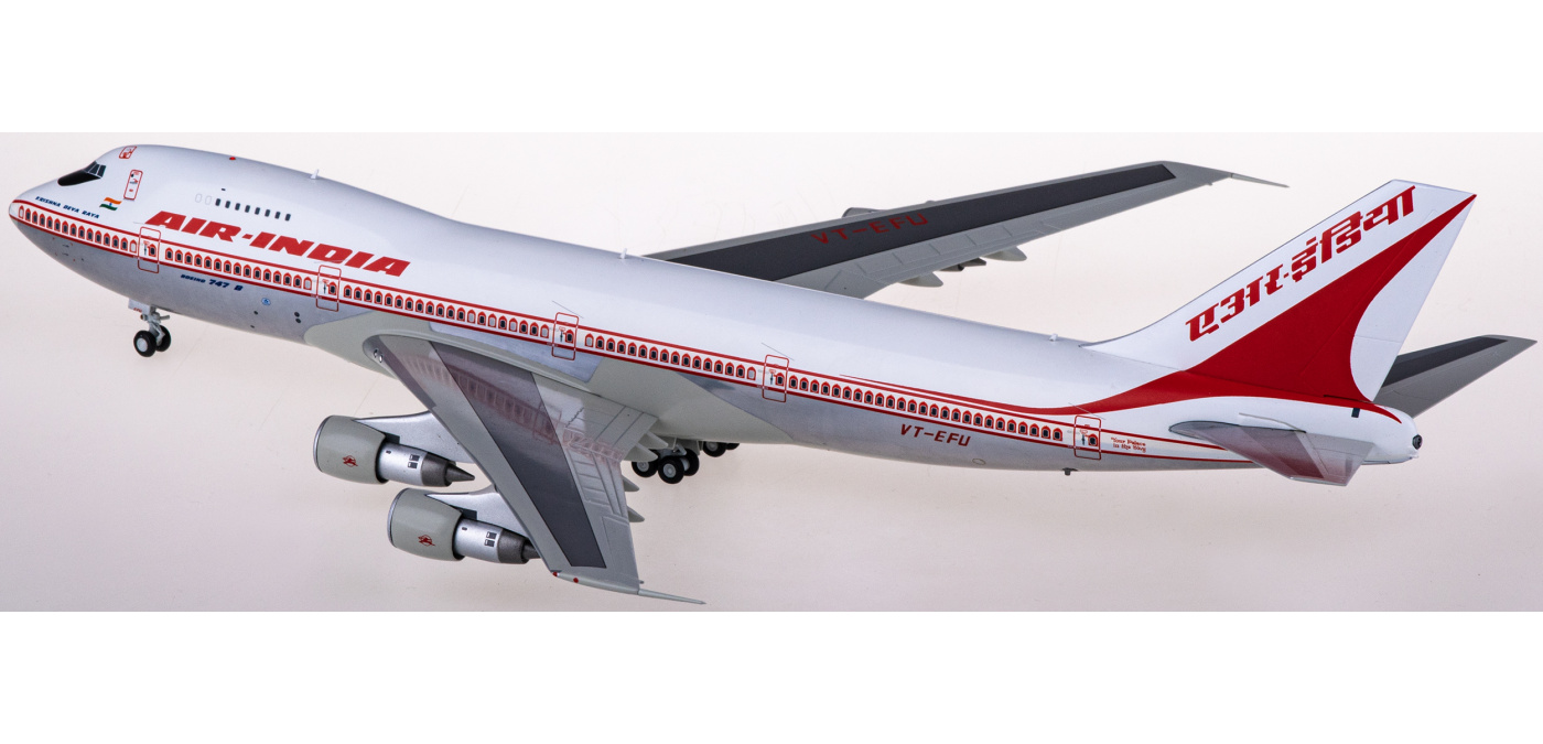 XX20198 Air India 印度航空Boeing 747-200 VT-EFU JC Wings 1:200 