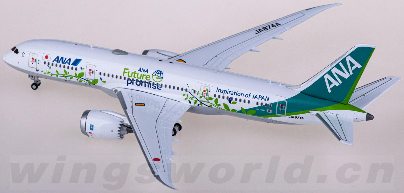 SA4018 ANA 全日空Boeing 787-8 Dreamliner JA874A JC Wings 1:400