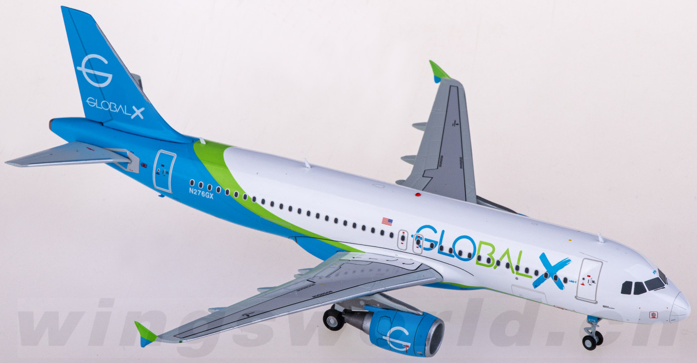 XX20334 Global X Airbus A320 N276GX JC Wings 1:200 -飞机模型世界