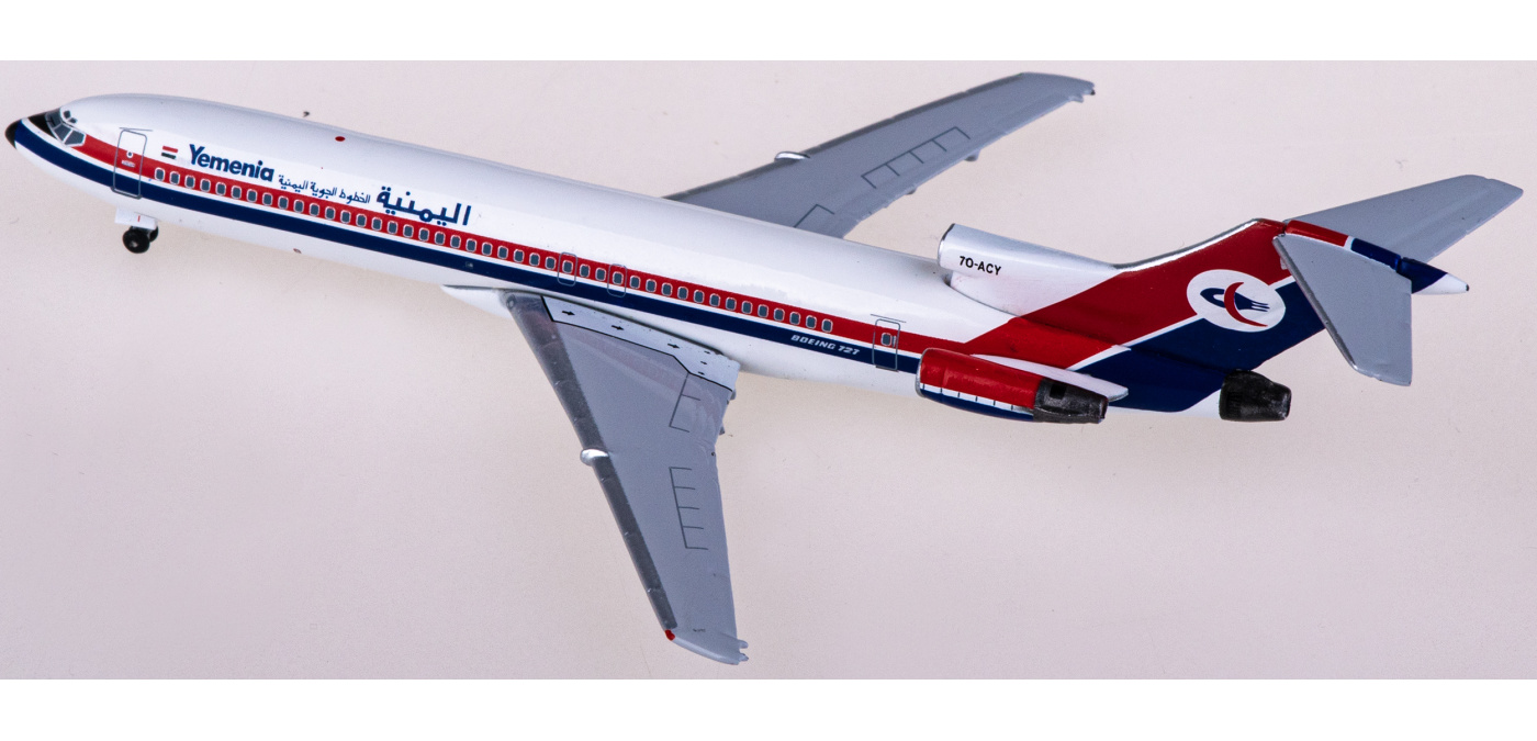 1/200 CP Air B727 航空機モデル AC411231 Yemenia 也门航空Boeing 727-200 7O-ACY AeroClassics