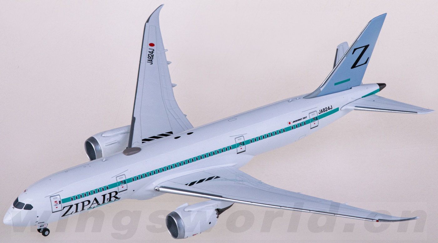 NG59019 ZIPAIR Boeing 787-8 JA824J NGmodels 1:400 -飞机模型世界