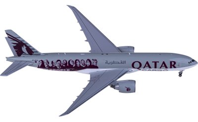 Qatar 卡塔尔航空 Boeing 777-200LRF A7-BFG 开门货机