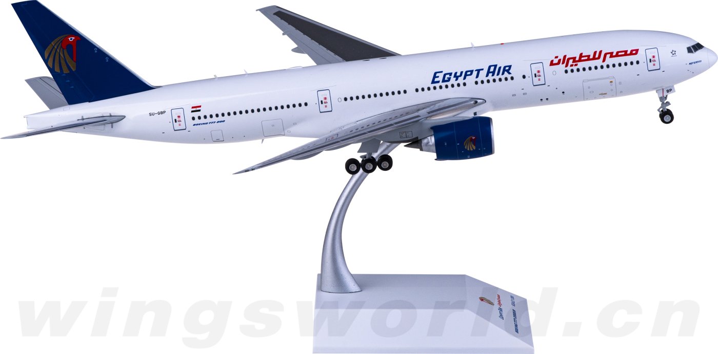 XX20249 EgyptAir 埃及航空Boeing 777-200ER SU-GBP JC Wings 1