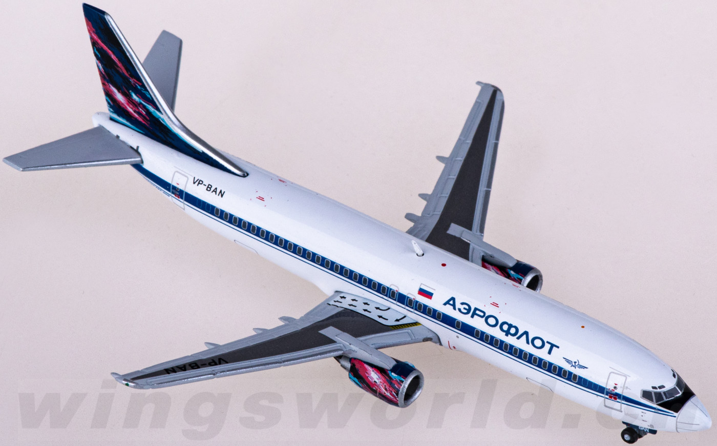XX4978 Aeroflot 俄罗斯航空Boeing 737-400 VP-BAN JC Wings 1