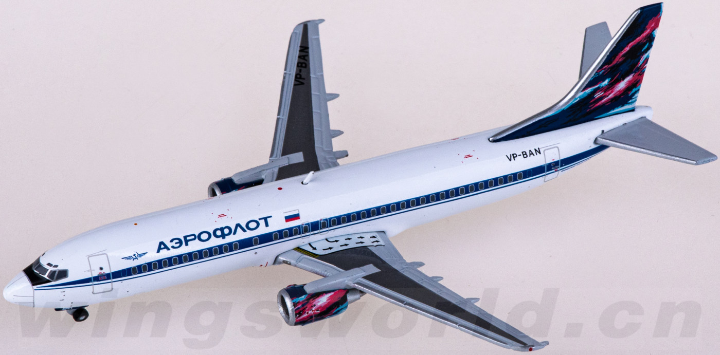 XX4978 Aeroflot 俄罗斯航空Boeing 737-400 VP-BAN JC Wings 1