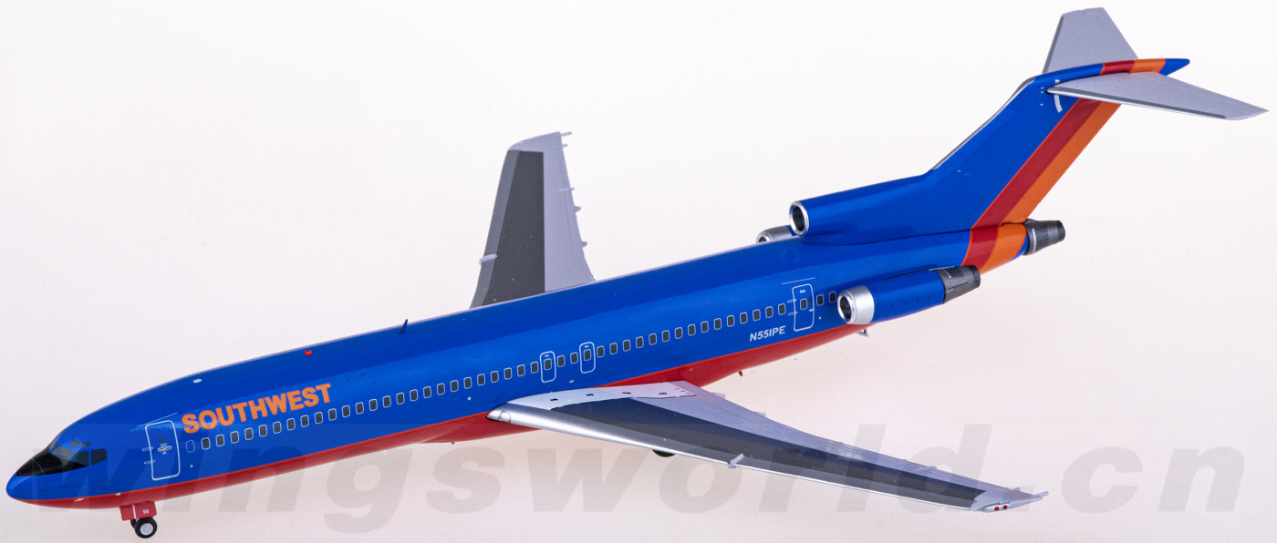 XX2393 Southwest Airlines 美国西南航空Boeing 727-200 N551PE JC