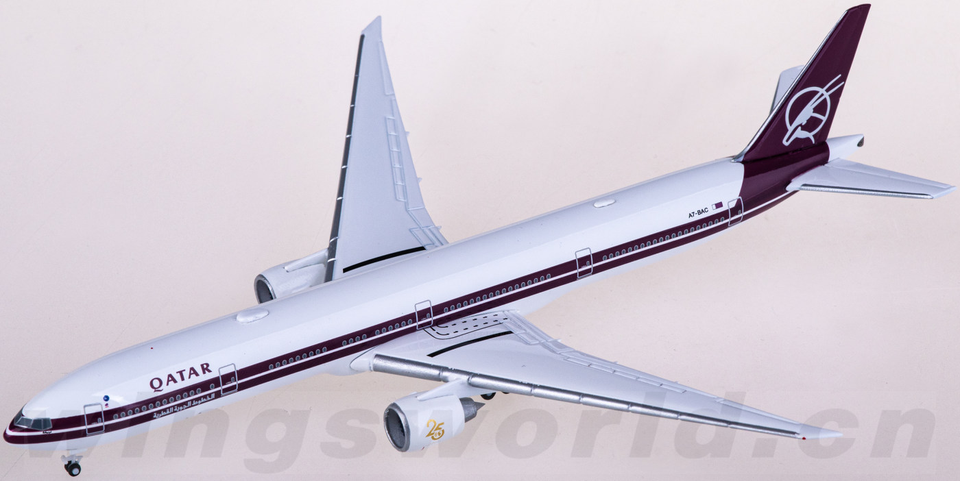 536561 Qatar 卡塔尔航空Boeing 777-300ER A7-BAC Herpa 1:500