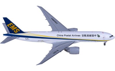 JC Wings 1:400 China Postal Airlines 中国邮政航空 Boeing 777-200LRF B-221X 开门货机