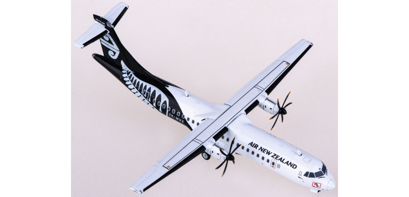 Modèle D'Avion ATR 72-600 Air New Zealand ZK-MVX à L'Échelle 1:400 - Métal, Déjà Monté