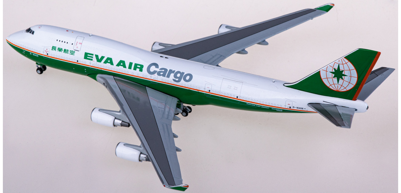 XX4188 EVA Air 长荣航空Boeing 747-400 B-16406 JC Wings 1:400 -飞机