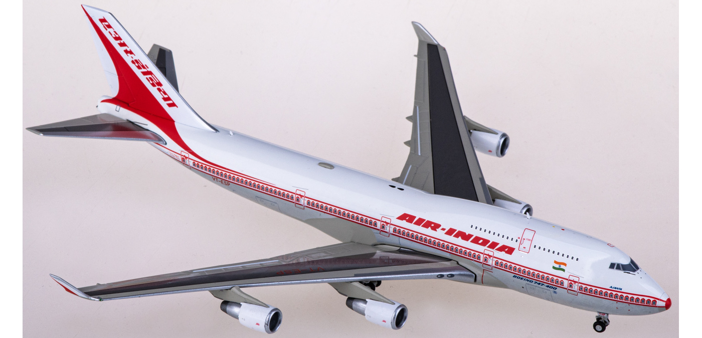 747-400 エアインディア インド航空 Gemini jets 1/400 747-400 1:400 Diecast Model - GeminiJets GJ-GJAIC1638 - $52.95