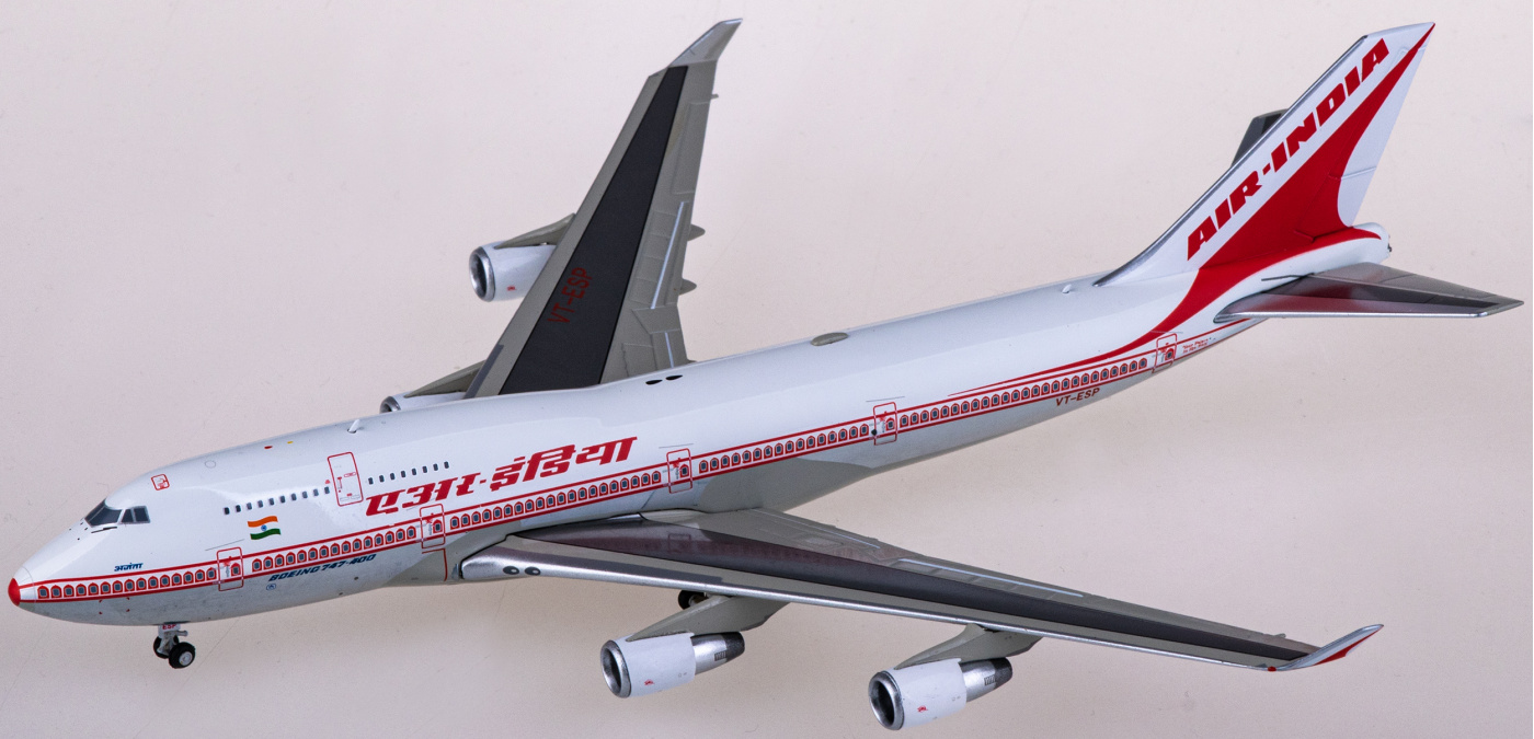 XX40034 Air India 印度航空Boeing 747-400 VT-ESP JC Wings 1