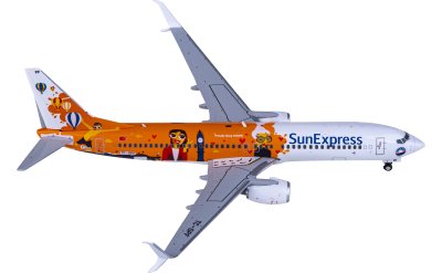 JC Wings 1:400 SunExpress Boeing 737-800 TC-SPF