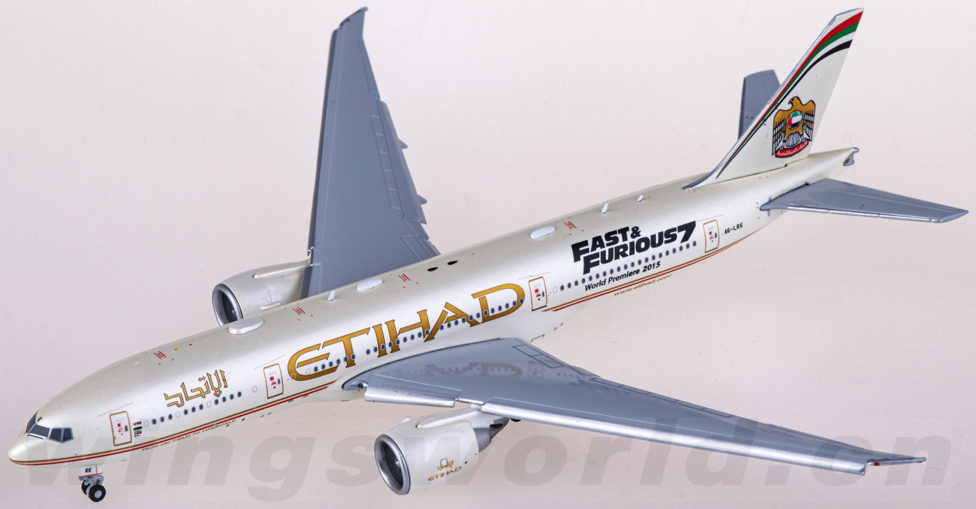 Jcwings エティハド航空 777-200LR A6-LRE 1/400 Jcwings Etihad Airways Boeing 777-200LR 