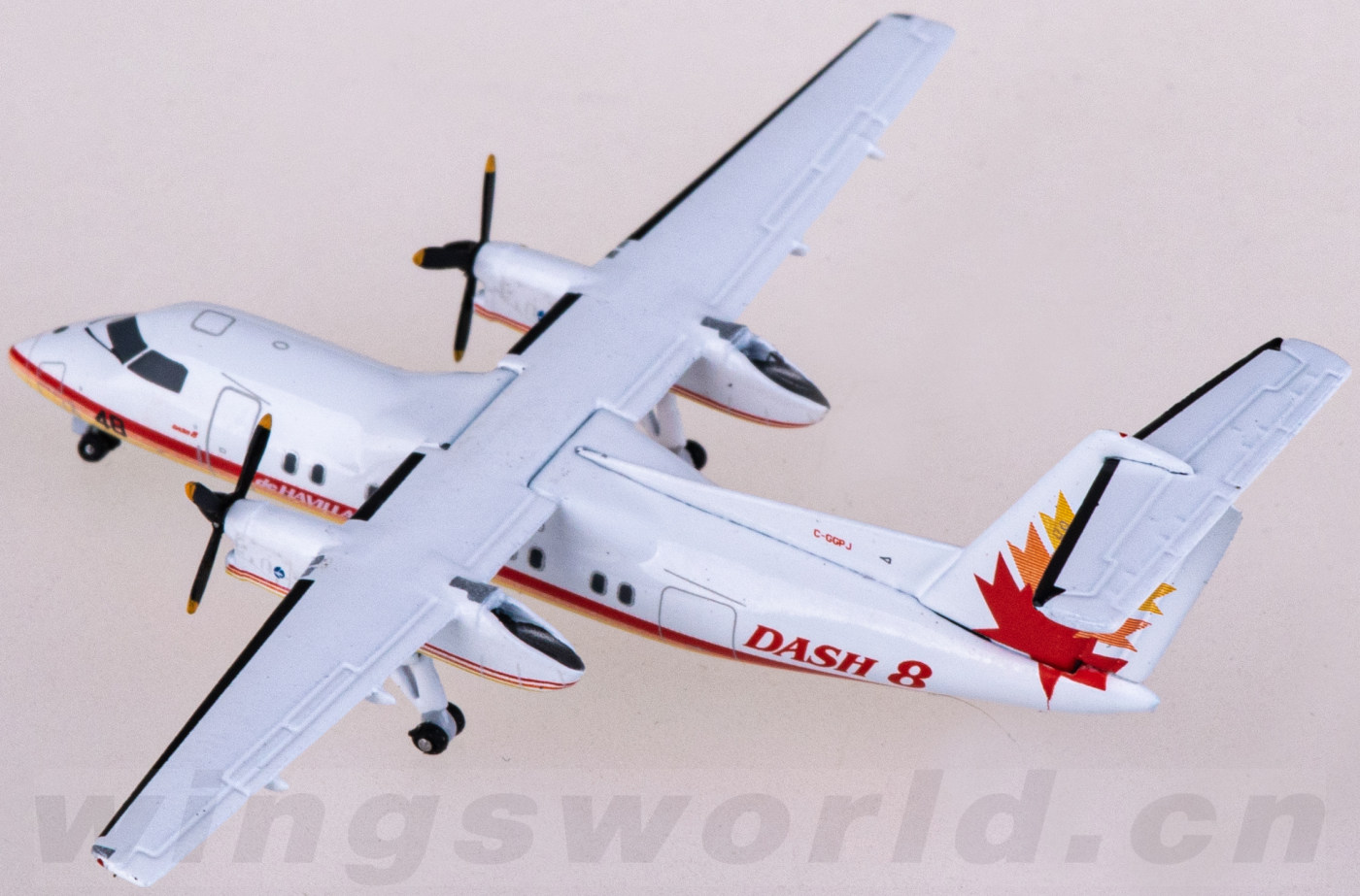 デ・ハビランド・カナダ Dash8-Q100 C-GGPJ 1/400 De Havilland Canada Dash8-Q100 C-Ggpj 1/400 | eBay