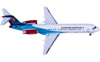 JC Wings 1:400 Fokker 100 OM-BYB 斯洛伐克专机