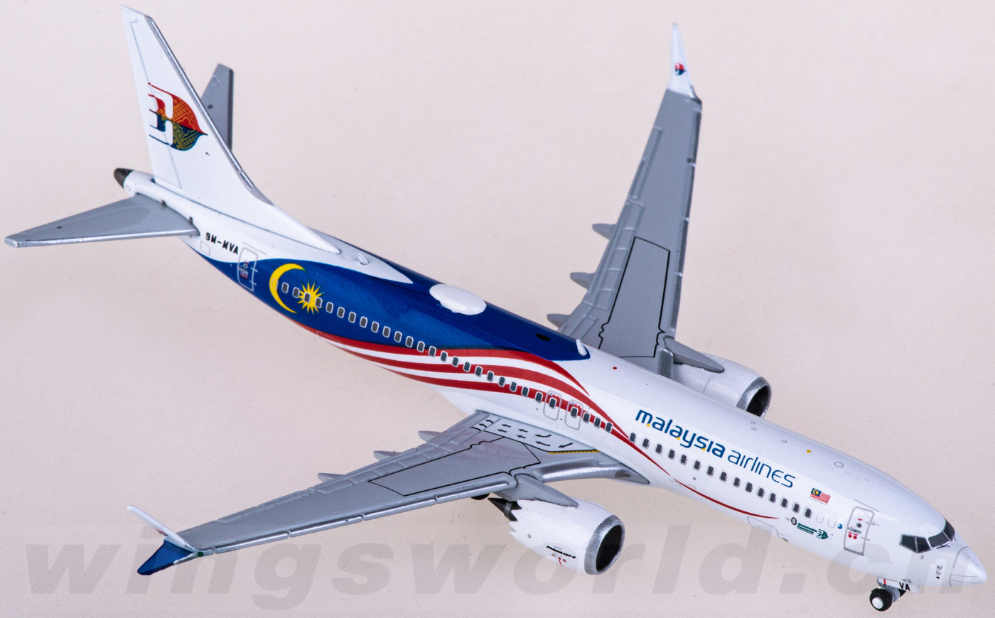 LH4359 Malaysia Airlines 马来西亚航空Boeing 737 MAX 8 9M-MVA