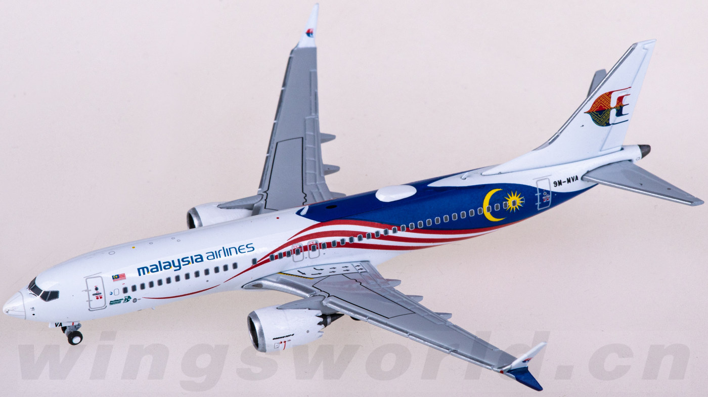 LH4359 Malaysia Airlines 马来西亚航空Boeing 737 MAX 8 9M-MVA JC