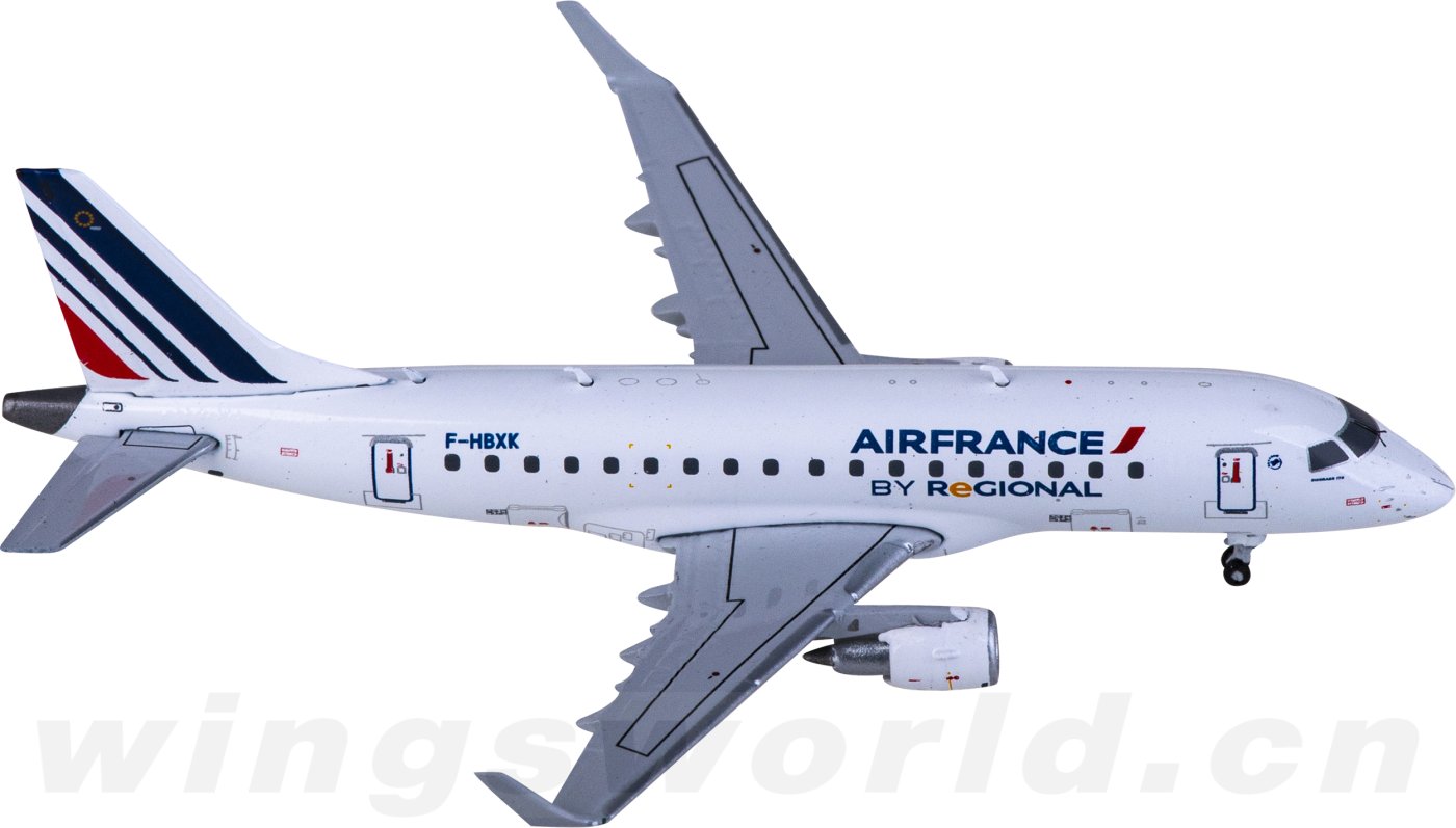 XX40122 Air France 法国航空Embraer ERJ-170LR F-HBXK JC Wings 1:400