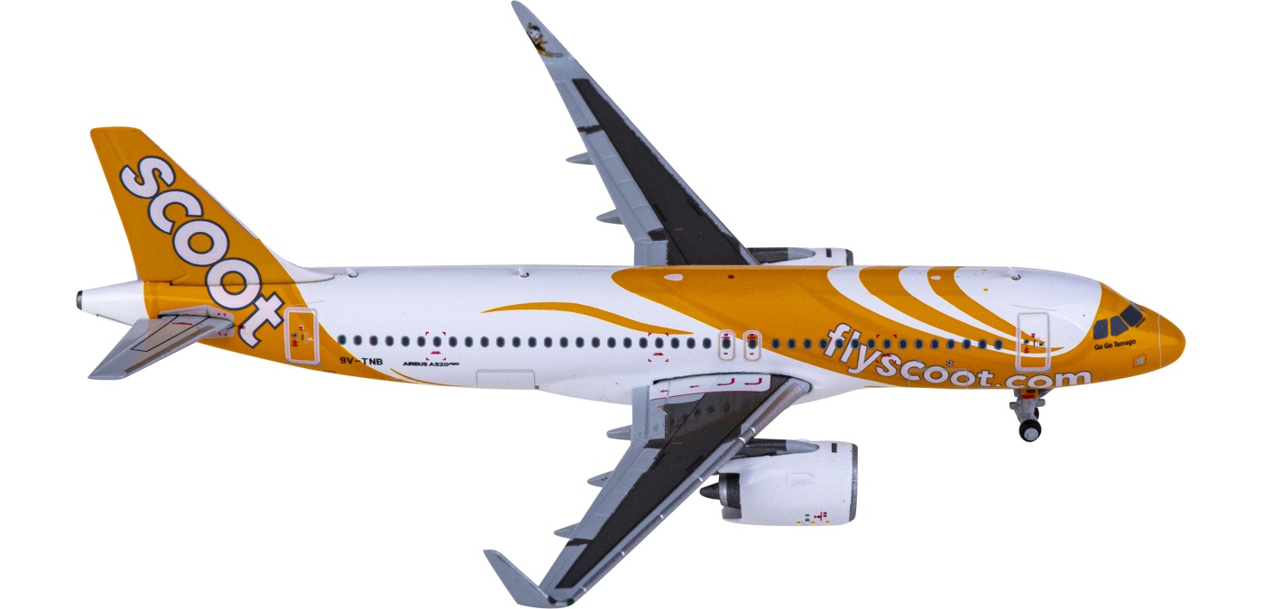 XX4084 Scoot 酷航Airbus A320neo 9V-TNB JC Wings 1:400 -飞机模型世界