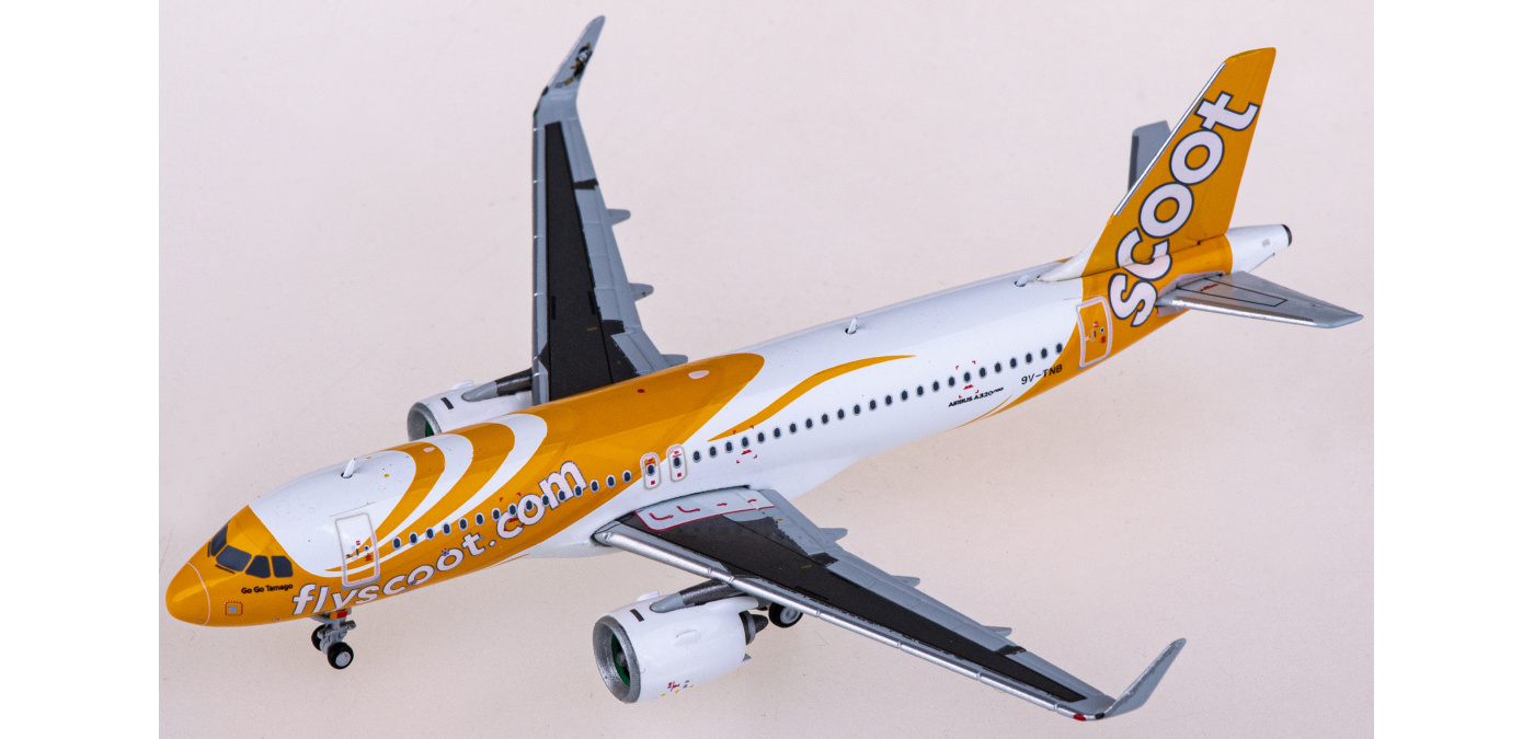 XX4084 Scoot 酷航Airbus A320neo 9V-TNB JC Wings 1:400 -飞机