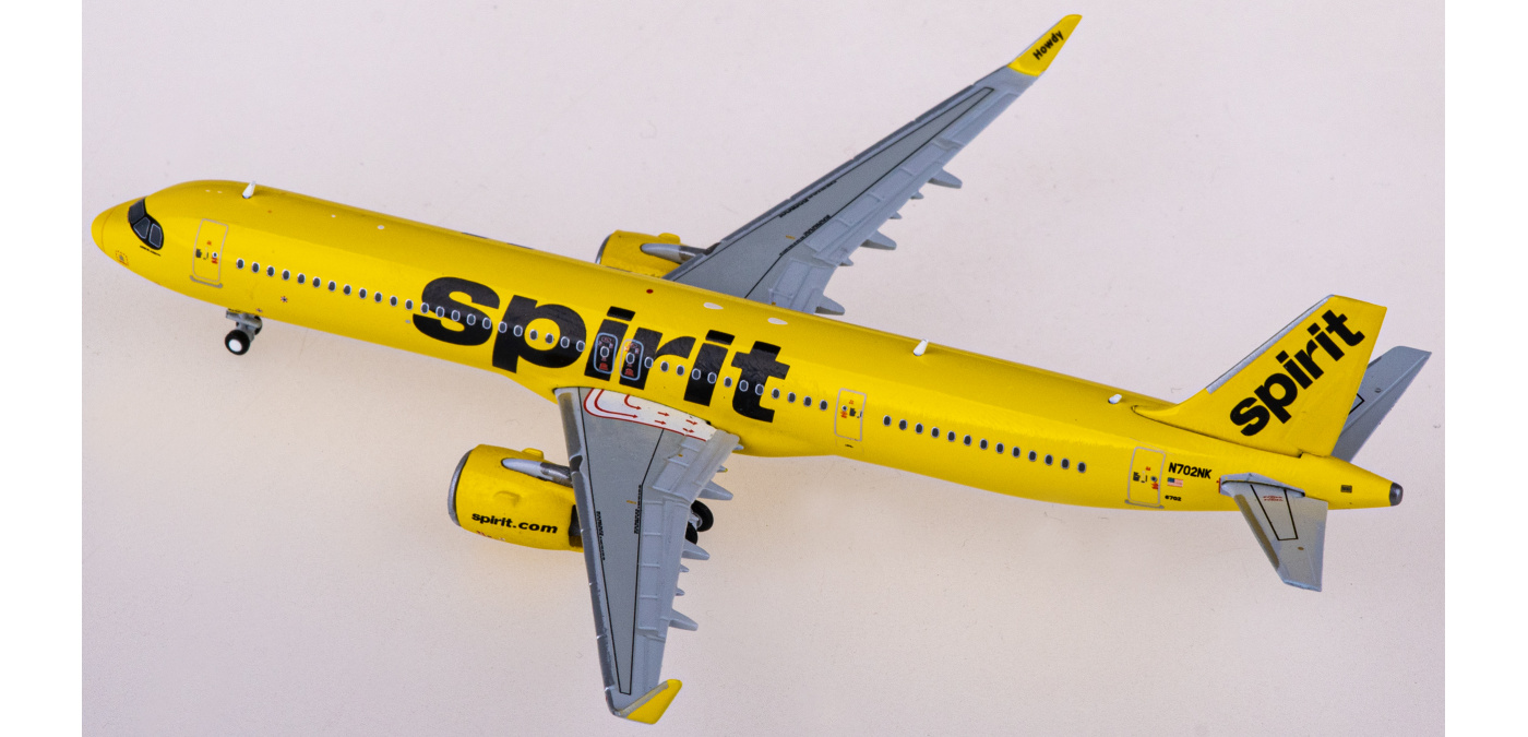 ミニカー　1/400 A321neo スピリット航空 N702NK 新塗装 [GJNKS2224] GeminiJets A321neo スピリット航空 N702NK 1/400 [GJNKS2224]