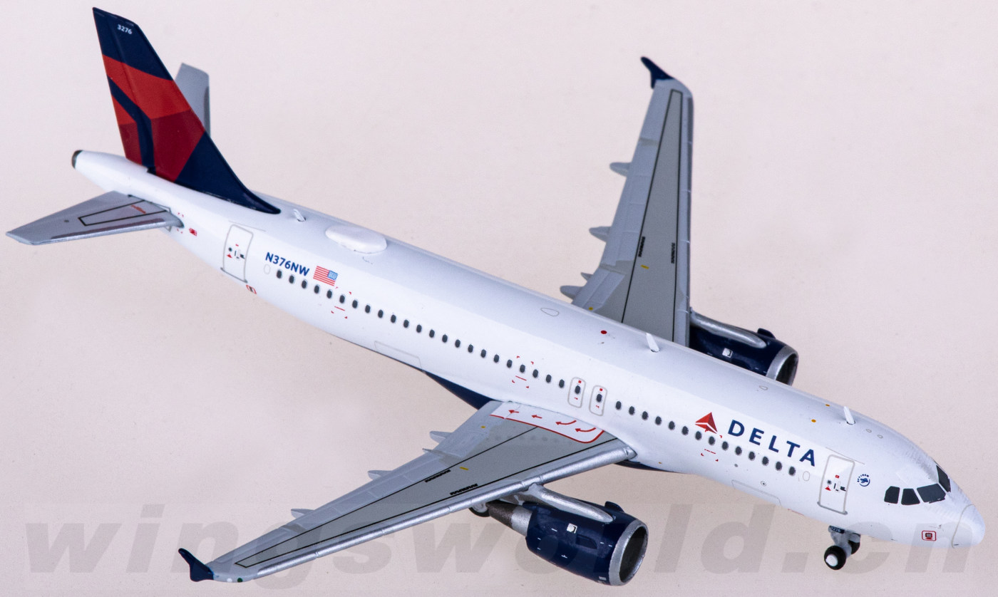 geminijets1400gjdal2094deltaairlines达美航空airbusa320n376nw