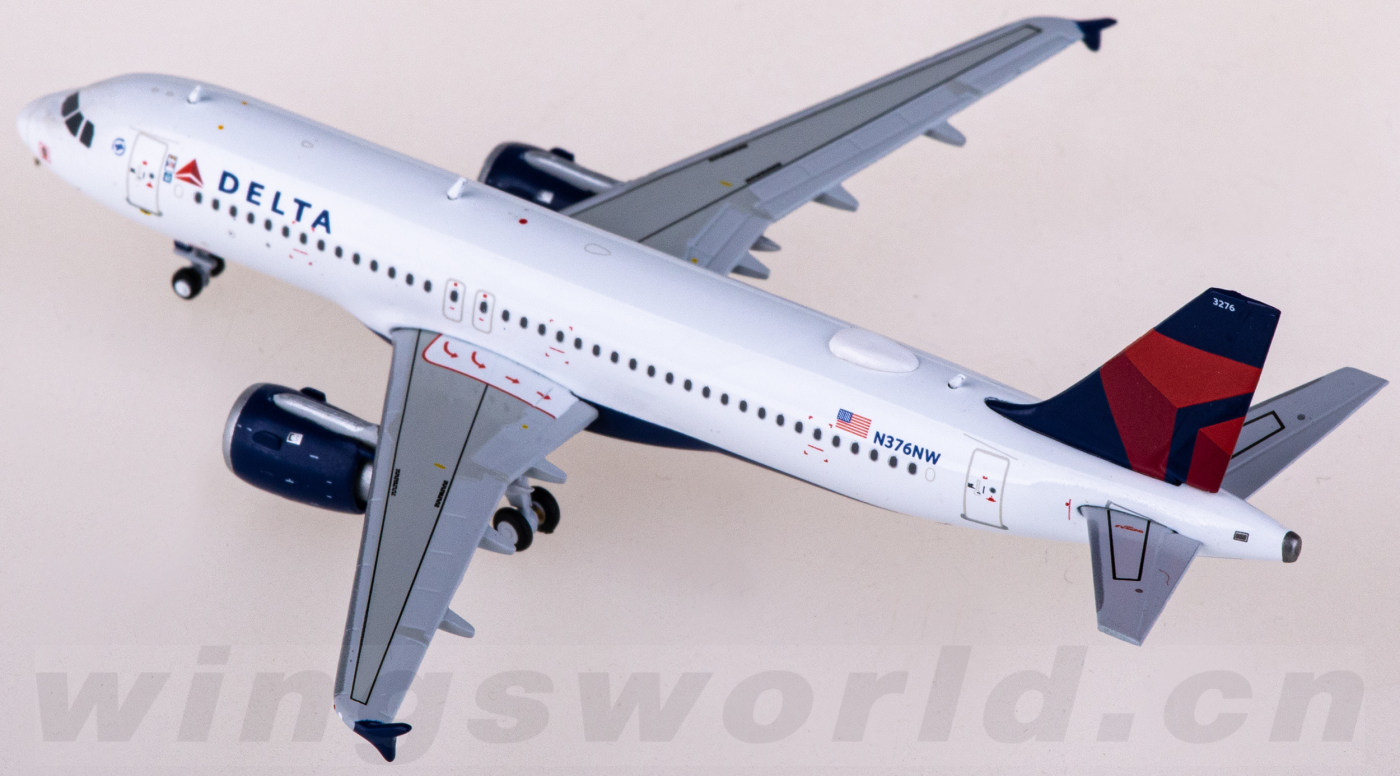 geminijets1400gjdal2094deltaairlines达美航空airbusa320n376nw