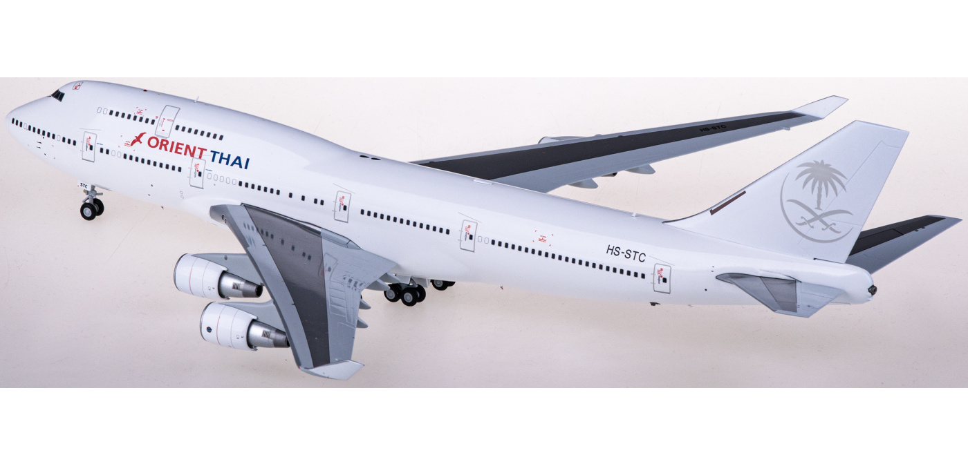LH2255 Orient Thai 泰国东方航空Boeing 747-400 HS-STC + 飞机