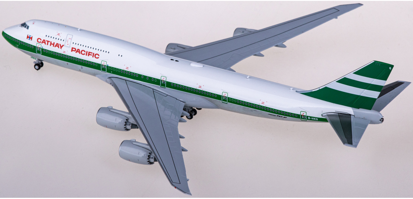 EW4748014 Cathay Pacific 国泰航空Boeing 747-8 B-HKG JC Wings 1:400 