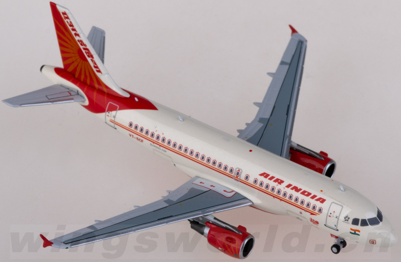 NG49010 Air India 印度航空Airbus A319 VT-SCF NGmodels 1:400