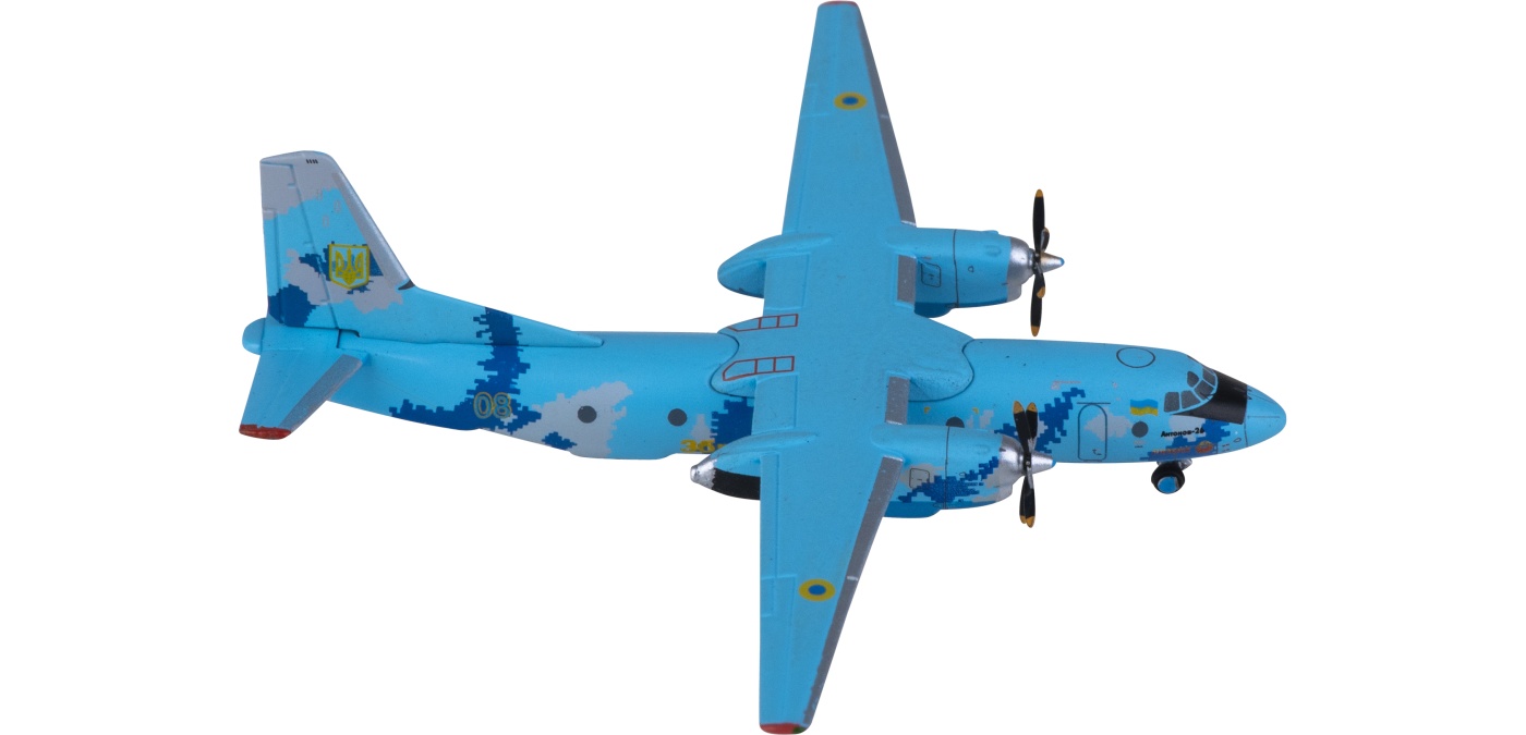 JC Wings 1:400 ウクライナ空軍 AN-26 救難機 ScaleModelStore.com :: JC Wings 1:400 - LH4327 - Ukraine Air
