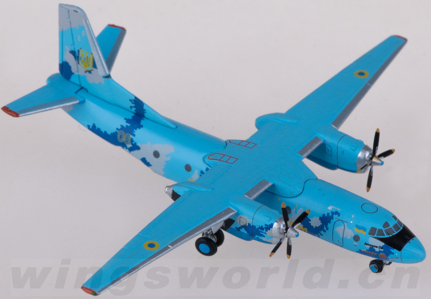 LH4327 Ukrainian Air Force 乌克兰空军Antonov An-26 08 JC
