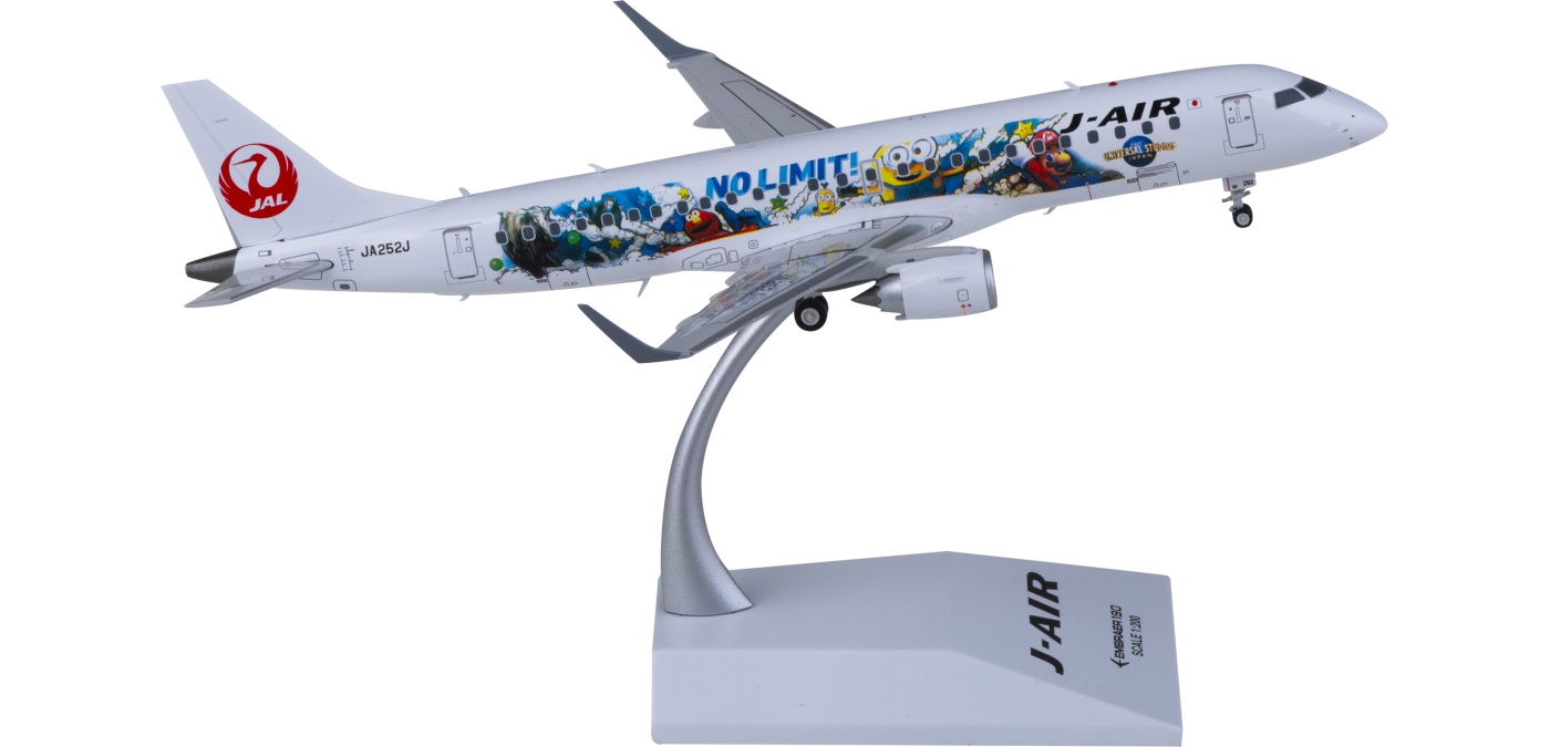 SA2007 J-Air Embraer 190-100STD JA252J JC Wings 1:200 -飞机模型世界