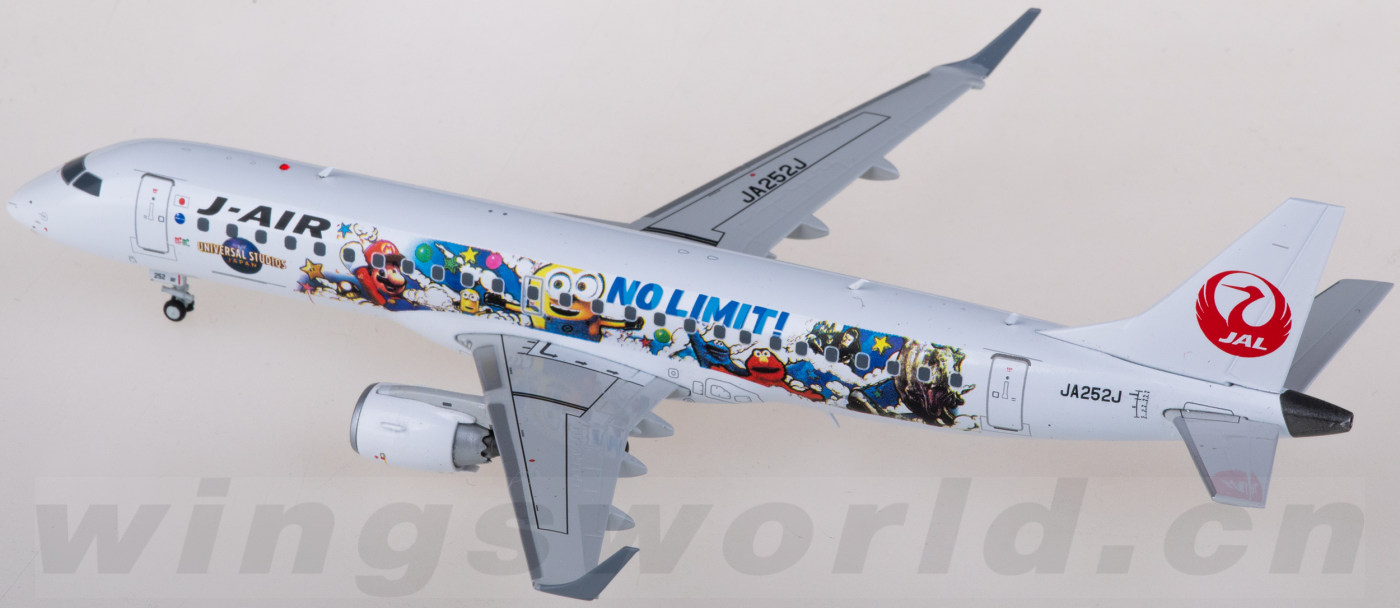 SA2007 J-Air Embraer 190-100STD JA252J JC Wings 1:200 -飞机模型世界 SA2007 J-Air Embraer 190-100STD JA252J JC Wings 1:200 -飞机模型世界