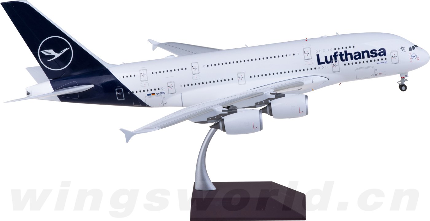 lufthansa 汉莎航空 airbus a380 d-aimk geminijets 1:200 -飞机模型